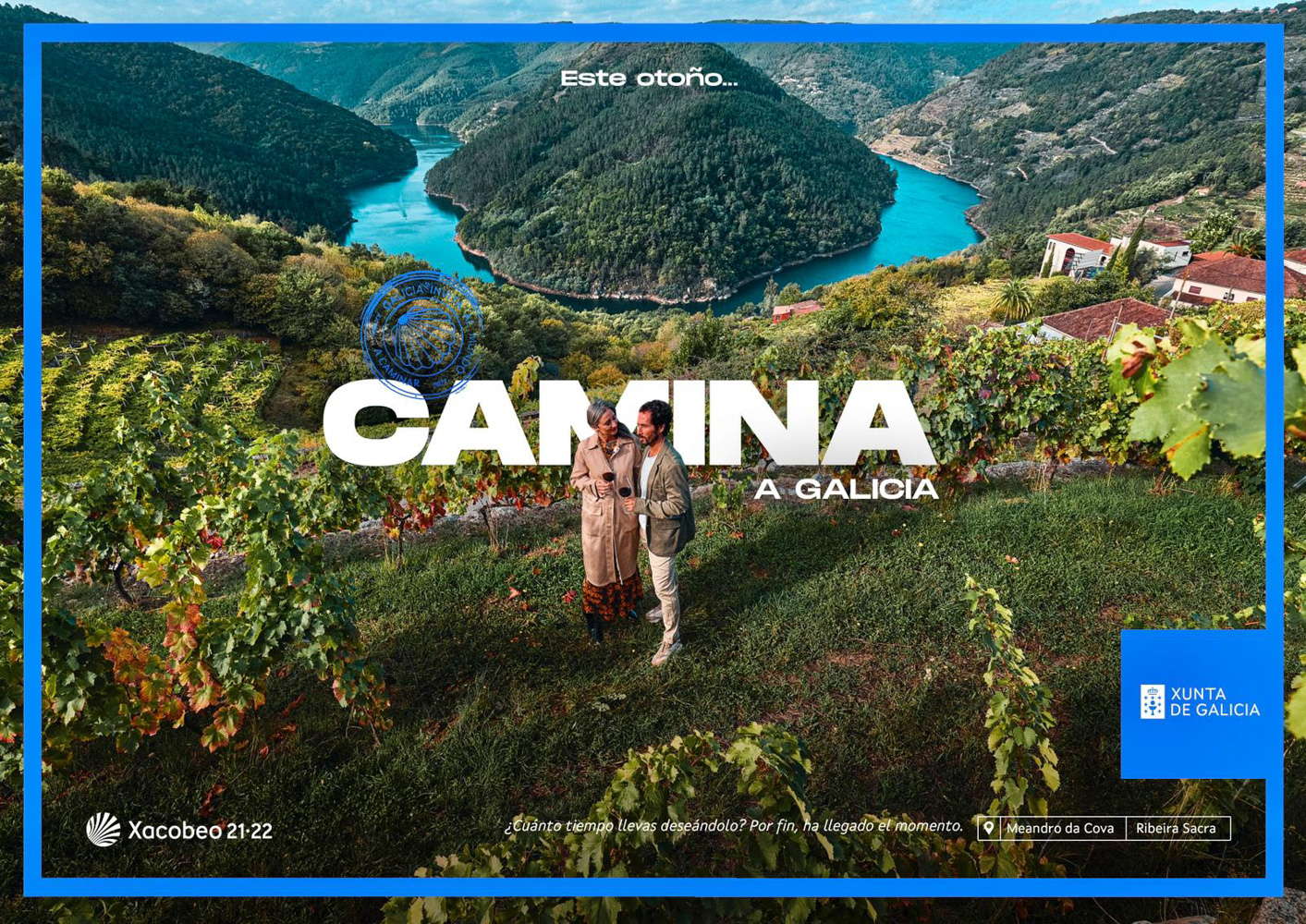 Campaña Camina Xacobeo Xunta de Galicia · agencia BAP Conde