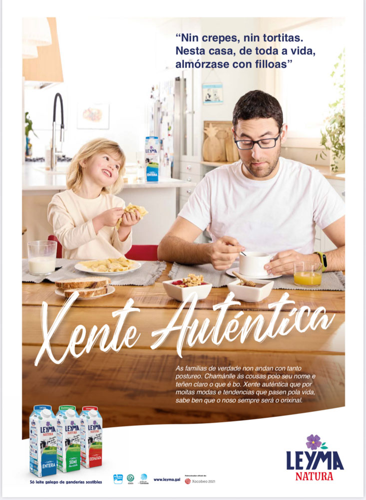 Campaña "Xente Auténtica" para Leyma, agencia Quattro IDCP